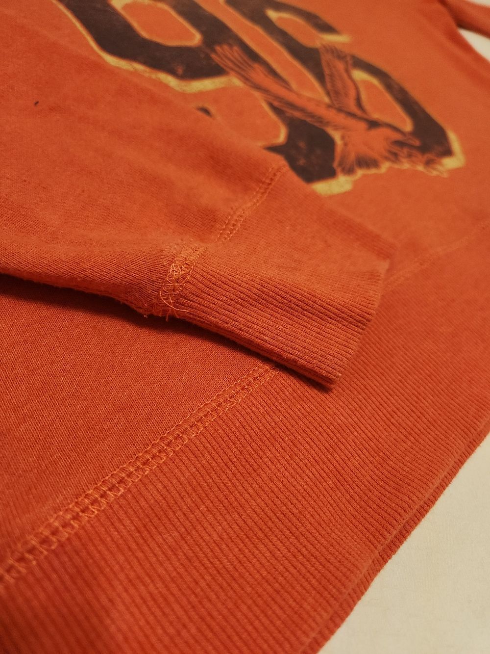 Altar’d State Raglan Sweatshirt - Rust Orange XS - Picture 5 of 8